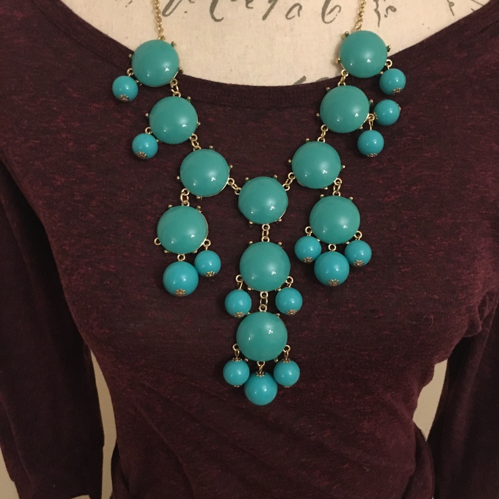 Turquoise Chandelier Necklace!